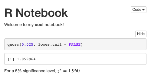 R Markdown output menu in R Studio